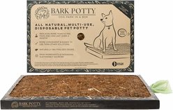 Bark Potty Natural Disposable Dog Potty Pad, 20x30-in