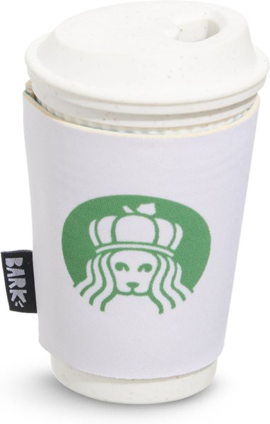 Drinking Starbucks Coffee Dog Treat From Starbucks BARK Pupkin