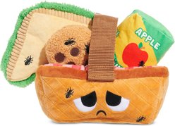 BARK Quick Lick Picnic Multi-Part Squeaky Plush Dog Toy, X-Small/Small