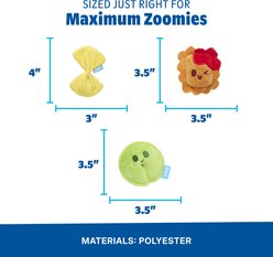 BARK Ravioli Homies Squeaky Plush Dog Toy slide 2 of 8