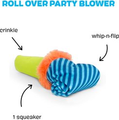 BARK Roll Over Party Blower Whip & Flip Plush Dog Toy slide 2 of 7