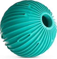 BARK Sea Foam Reef Ball Tough Treat Dispensing Dog Toy, Teal, Large slide 1 of 7