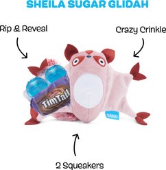BARK Sheila Sugar Glidah Squeaky Plush Dog Toy, X-Small slide 2 of 7