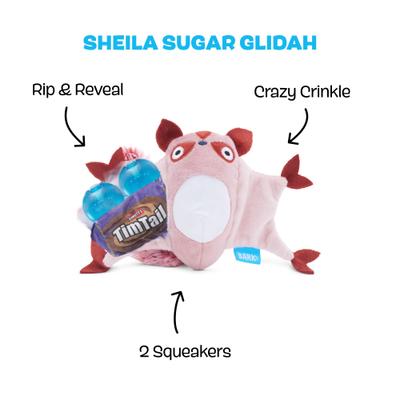 Show full view: BARK Sheila Sugar Glidah Squeaky Plush Dog Toy, X-Small slide 2 of 8