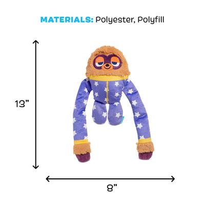 Show full view: BARK Slow Jams Dan Crinkly Tube Squeaky Plush Dog Toy slide 7 of 10