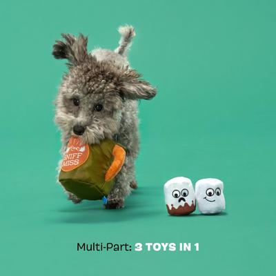 Show full view: BARK Sniff Miss Squeaky Plush Crinkle Dog Chew Toy slide 4 of 8