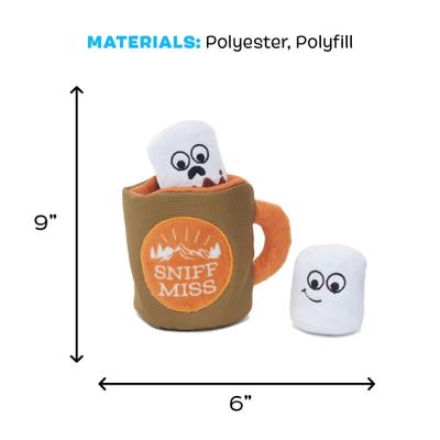 Show full view: BARK Sniff Miss Squeaky Plush Crinkle Dog Chew Toy slide 5 of 8