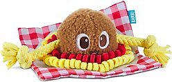 BARK Spaghetti & Muttball Rope Squeaky Plush Dog Chew Toy