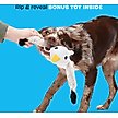 Show in main carousel: BARK Sully the Gully Thrasher Squeaky Plush Dog Tug Toy, Grey slide 4 of 8