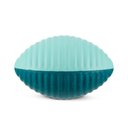 BARK Super Chewer Blitz Football Floating Tough Dog Chew Toy, Teal