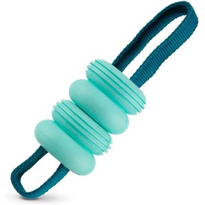 BARK Super Chewer Buoy Tug Floating Tough Dog Tug Toy, Teal