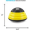 Show in main carousel: BARK Super Chewer Busy Bee Treat Spreading Tough Squeaky Dog Chew Toy, Black slide 5 of 7