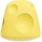 Show in main carousel: BARK Super Chewer Cheese for Aggressive Chewers Squeaky Treat Dispensing Dog Toy, Yellow, Medium slide 1 of 9