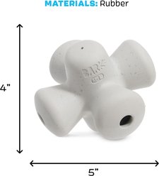 BARK Super Chewer Chomping Jacks Tough Squeaky Treat Dispensing Dog Toy, White, Medium/Large slide 2 of 7