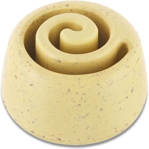BARK Super Chewer Cinamutt Roll Tough Treat Dispensing Dog Chew Toy, Brown