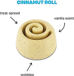 BARK Super Chewer Cinamutt Roll Tough Treat Dispensing Dog Chew Toy, Brown slide 2 of 6