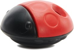 BARK Super Chewer Iron Ladybug Tough Treat Dispensing Dog Chew Toy