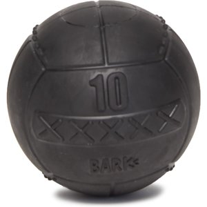BARK Super Chewer Mutt'sel Ball for Aggressive Chewers Durable Dog Chew Toy, Black, Large