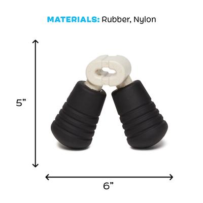 Show full view: BARK Super Chewer Paw Hand Gripper Rubber for Aggressive Chewers Squeaky Dog Chew Toy, Gray, Small/Medium slide 5 of 8