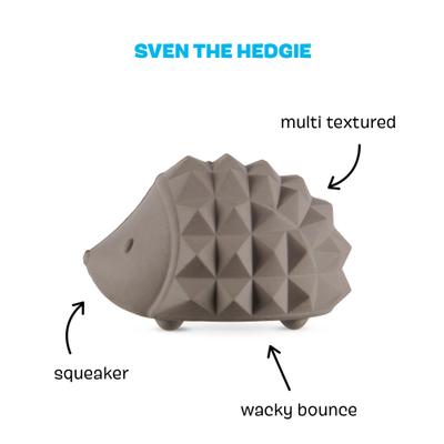 Show full view: BARK Super Chewer Sven the Hedgie for Aggressive Chewers Dog Chew Toy, Medium/Large slide 3 of 9