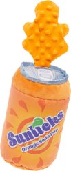 BARK Super Sized Sunlicks Squeaky Plush Dog Toy, Orange