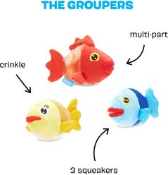 BARK The Groupers 3-in-1 Squeaky Plush Dog Toy slide 2 of 7