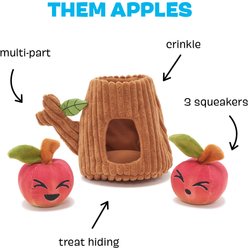 BARK Them Apples 3-in-1 Squeaky Plush Dog Toy slide 2 of 6