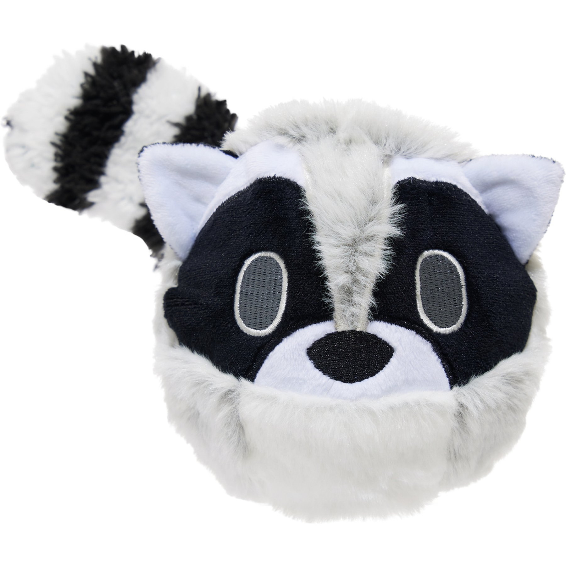 BARK Thrash Panda Stuffing-Free Ball Dog Toy, Small