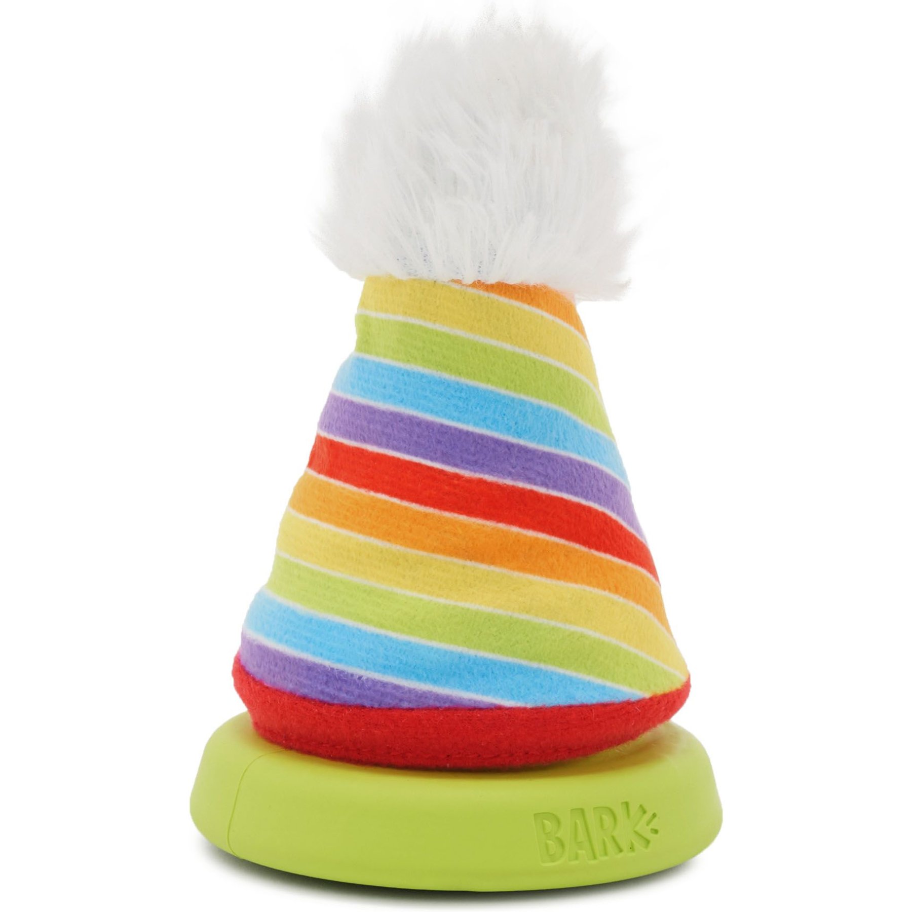BARK Treat Yourself Party Hat Rip & Reveal Tough Treat Dispensing Dog Toy