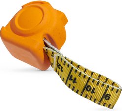 BARK Tug Measure Tough Dog Tug Toy, Orange, Large