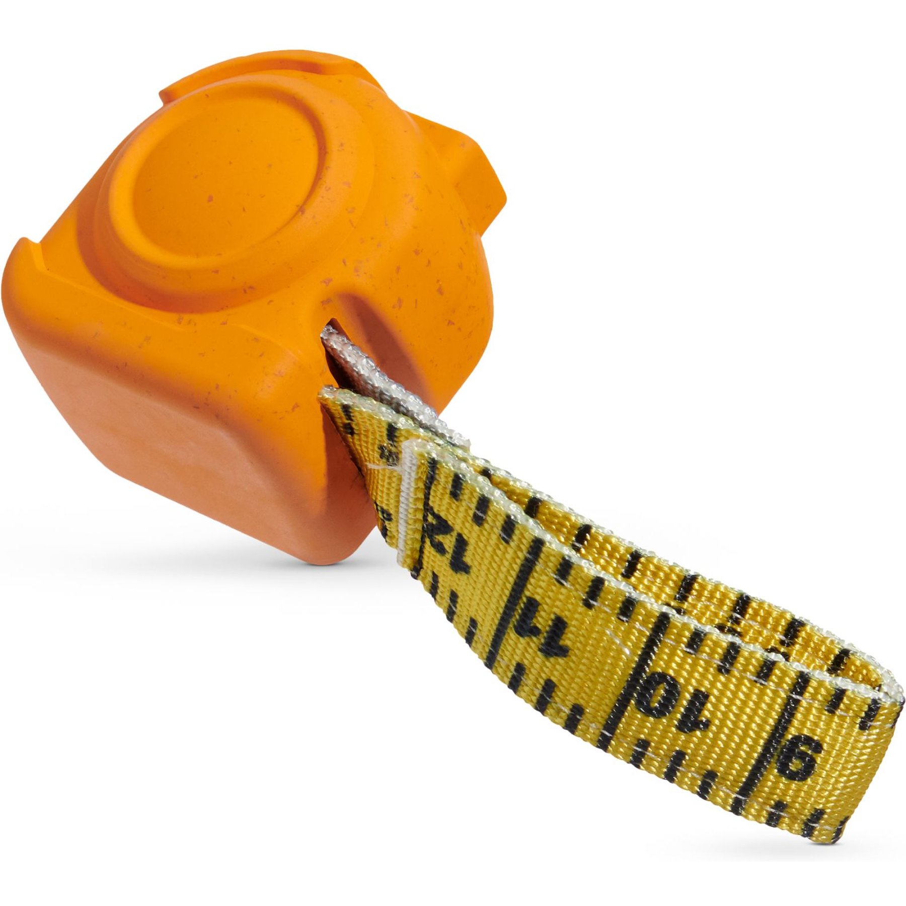 BARK Tug Measure Tough Dog Tug Toy, Orange, Large