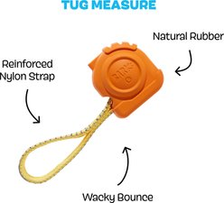 BARK Tug Measure Tough Dog Tug Toy, Orange, Large slide 2 of 8