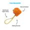Show in main carousel: BARK Tug Measure Tough Dog Tug Toy, Orange, Large slide 3 of 10