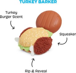 BARK Turkey Barker Hard Core Tough Dog Chew Toy, Large slide 2 of 8