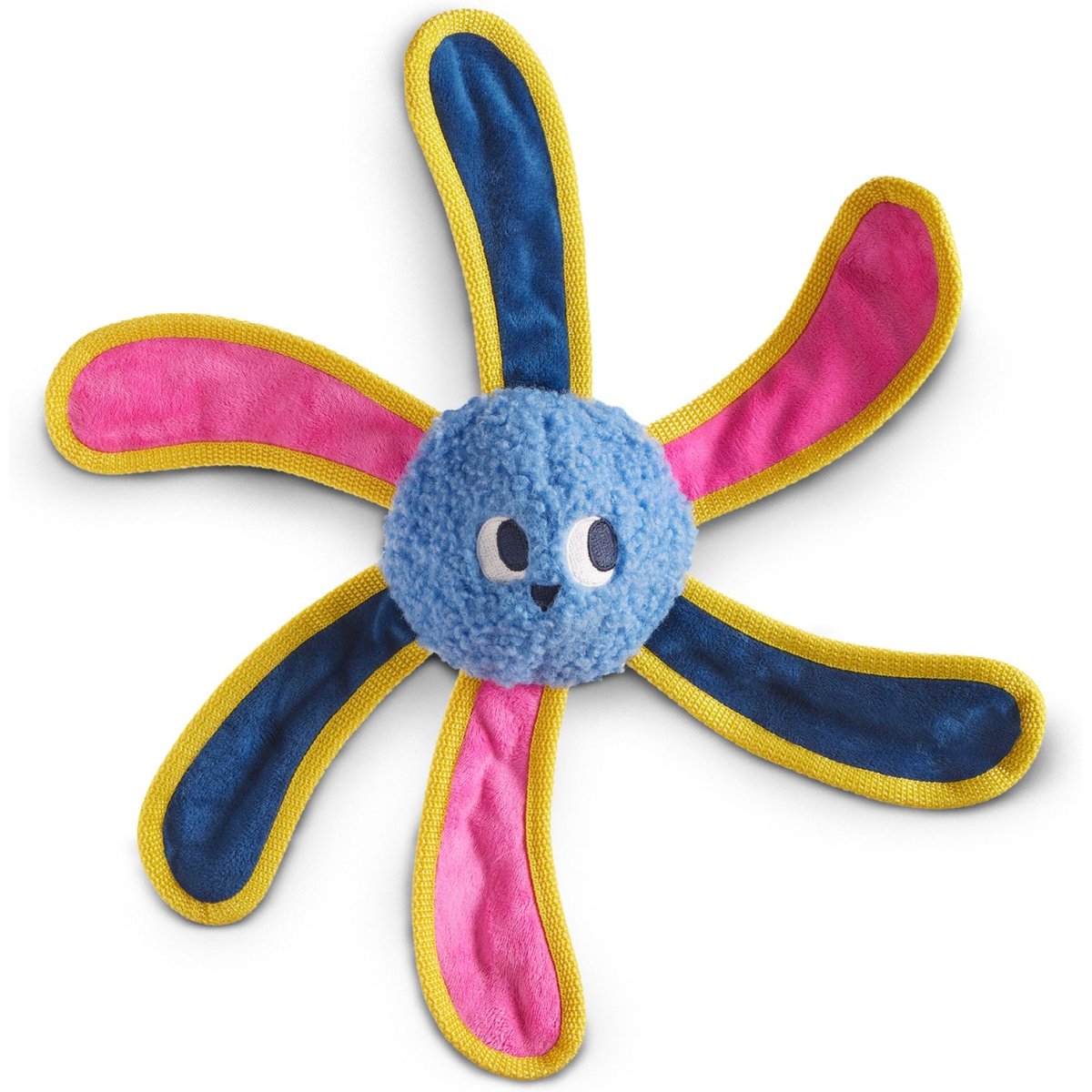 BARK Twirdle Interactive Squeaky Plush Dog Toy