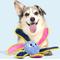 Show in main carousel: BARK Twirdle Interactive Squeaky Plush Dog Toy slide 6 of 9