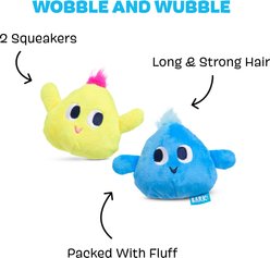 BARK Wobble & Wubble Multi-Part Squeaky Plush Dog Toy, X-Small slide 2 of 8