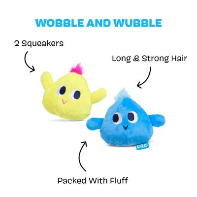 Show full view: BARK Wobble & Wubble Multi-Part Squeaky Plush Dog Toy, X-Small slide 2 of 9