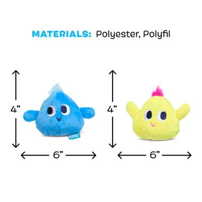 Show full view: BARK Wobble & Wubble Multi-Part Squeaky Plush Dog Toy, X-Small slide 5 of 9