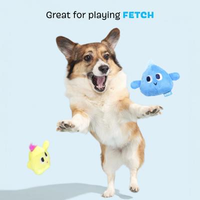 Show full view: BARK Wobble & Wubble Multi-Part Squeaky Plush Dog Toy, X-Small slide 4 of 9