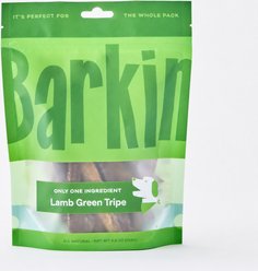 Barkin Limited-Ingredient Lamb Green Tripe Dehydrated Dog Treats, 3-oz pouch slide 1 of 8