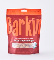 Barkin Natural Bacon Cheeseburger Soft & Chewy Dog Treats, 6-oz pouch