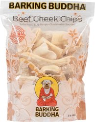 Barking Buddha Beef Cheek Chips Value Bag Dog Treats, 1-lb bag