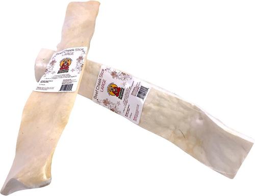 Show full view: Barking Buddha Beef Cheek Slice Dog Treats, 10-12-in slide 3 of 4