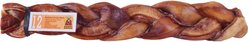 Barking Buddha Braided Bully Stick Dog Treats, 12-in