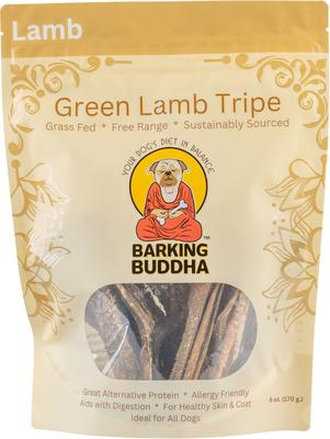 Show full view: Barking Buddha Green Lamb Tripe Dog Treats, 6-oz bag slide 3 of 6