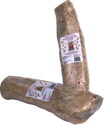 Show full view: Barking Buddha Peanut Butter Beef Cheek Roll Dog Treats, 10-12-in slide 3 of 4