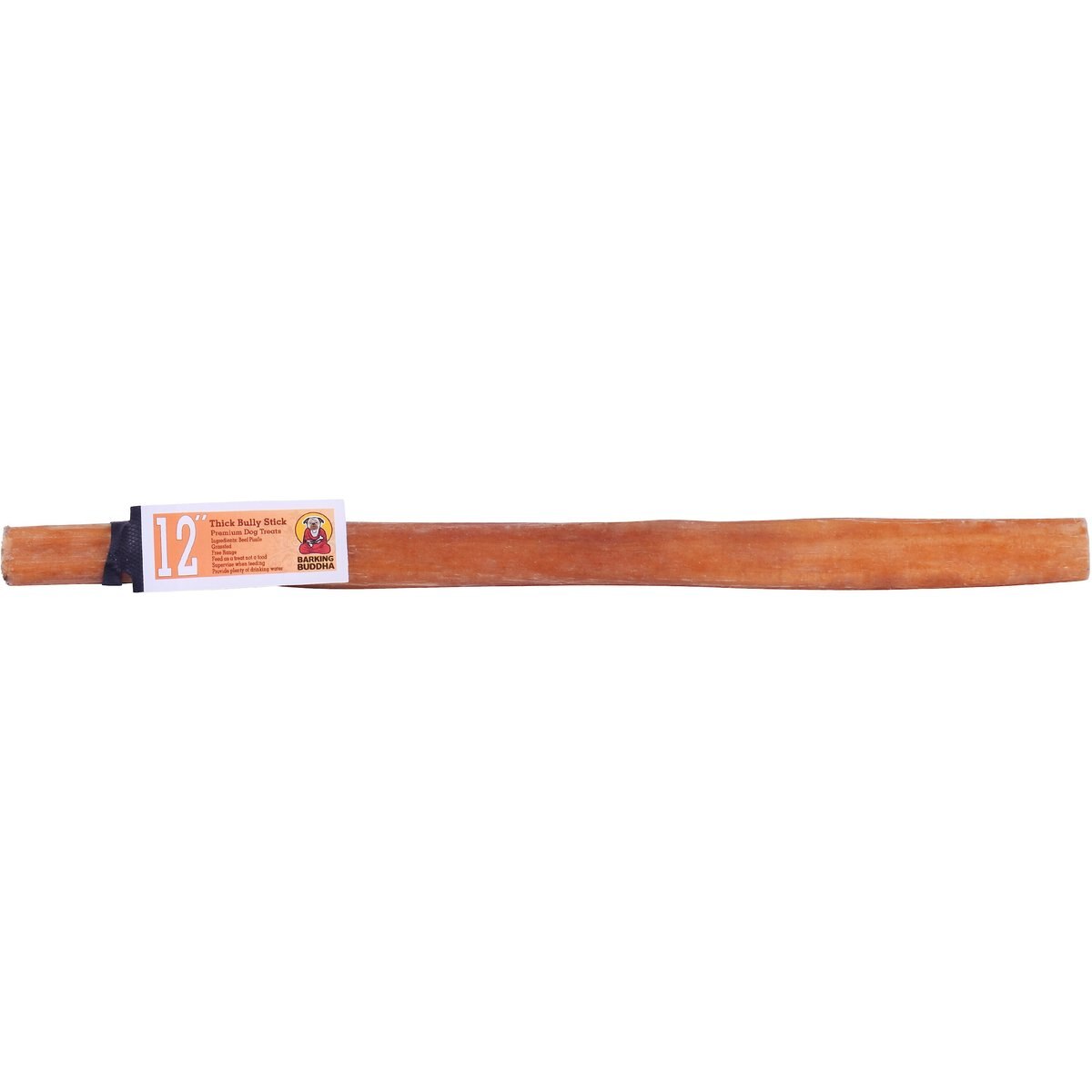Barking Buddha Thick Bully Stick Dog Treats, 12-in