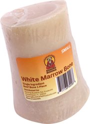 Barking Buddha White Beef Bone Dog Treats, 3-in