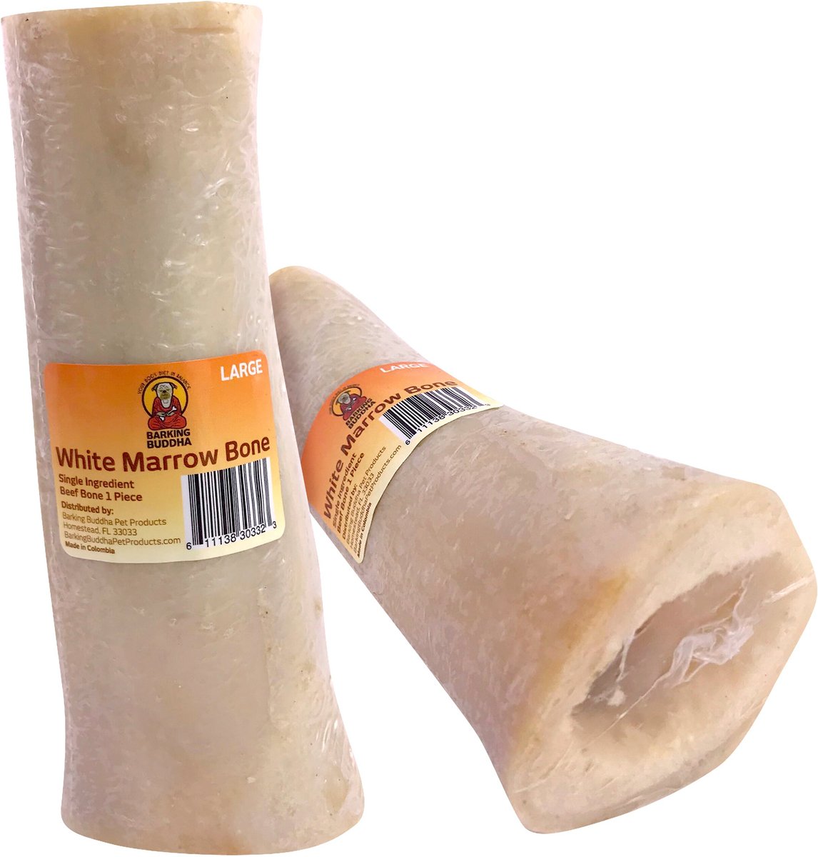 Barking Buddha White Beef Bone Dog Treats